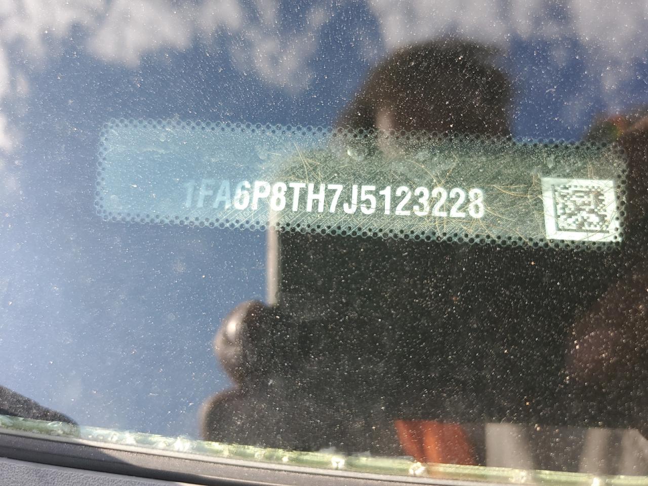 2018 Ford Mustang VIN: 1FA6P8TH7J5123228 Lot: 80760085