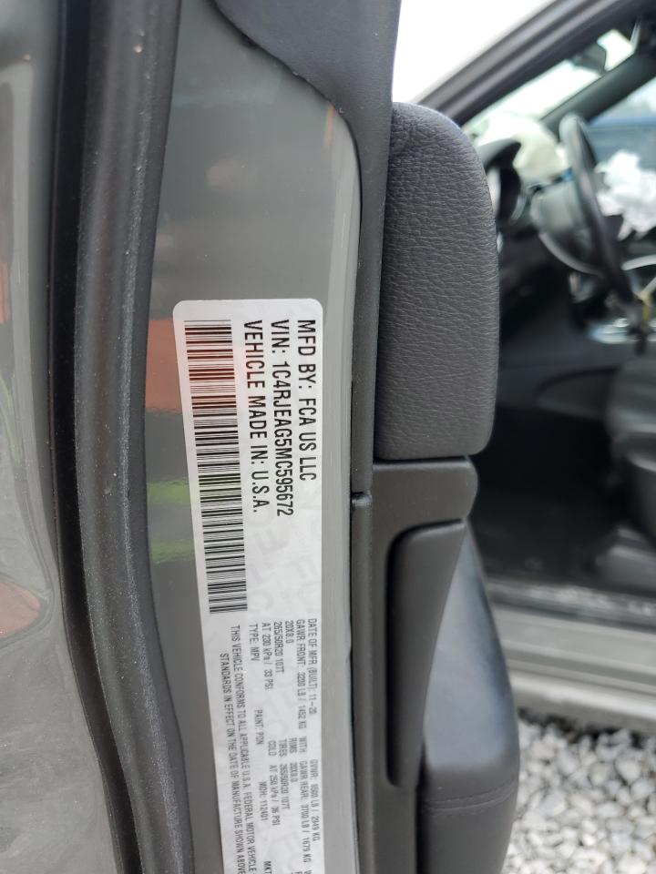 2021 Jeep Grand Cherokee Laredo VIN: 1C4RJEAG5MC595672 Lot: 80721025