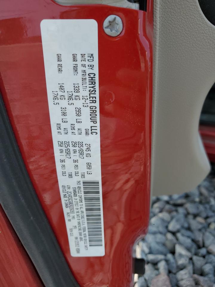 2014 Dodge Grand Caravan Sxt VIN: 2C4RDGCG8ER226393 Lot: 71602395