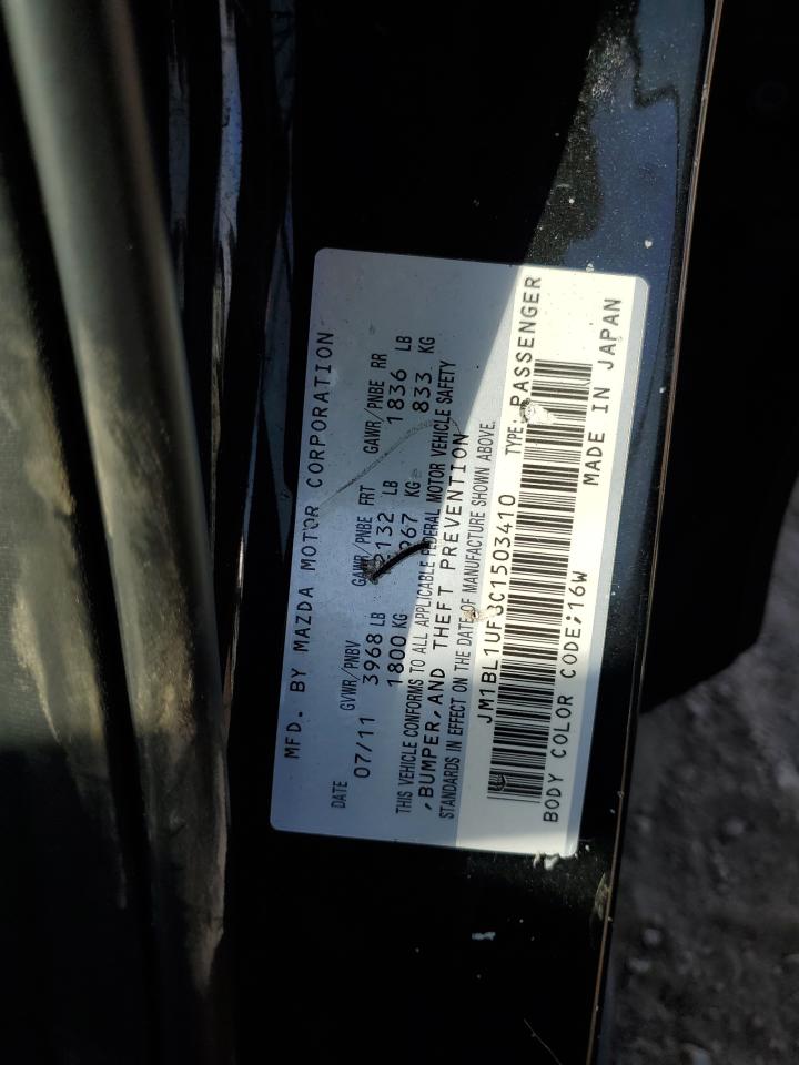 2012 Mazda 3 I VIN: JM1BL1UF8C1503410 Lot: 81665305