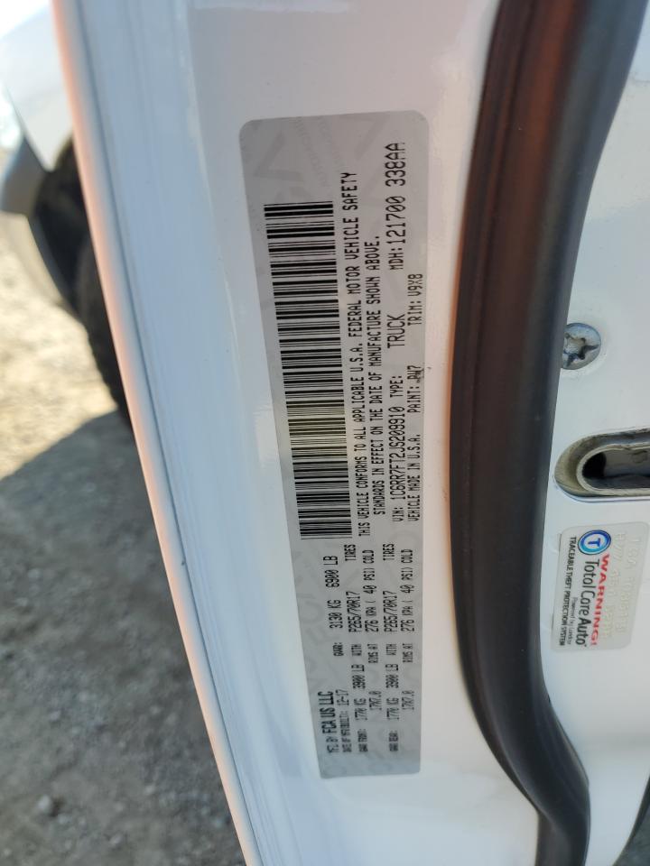 2018 Ram 1500 St VIN: 1C6RR7FT2JS209910 Lot: 81142735