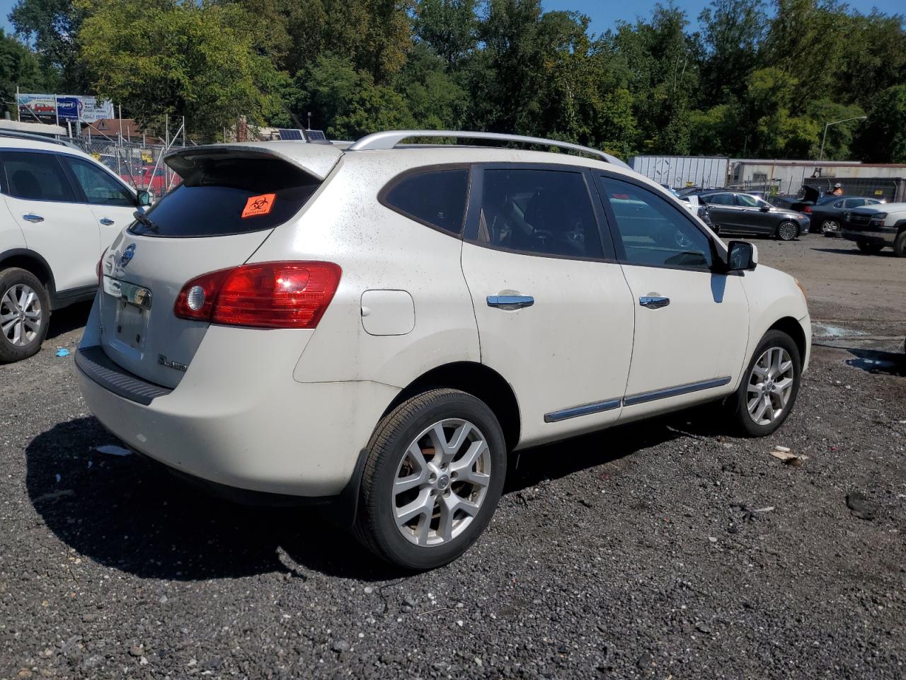 2013 Nissan Rogue S white null gasoline JN8AS5MV0DW102312 photo #4