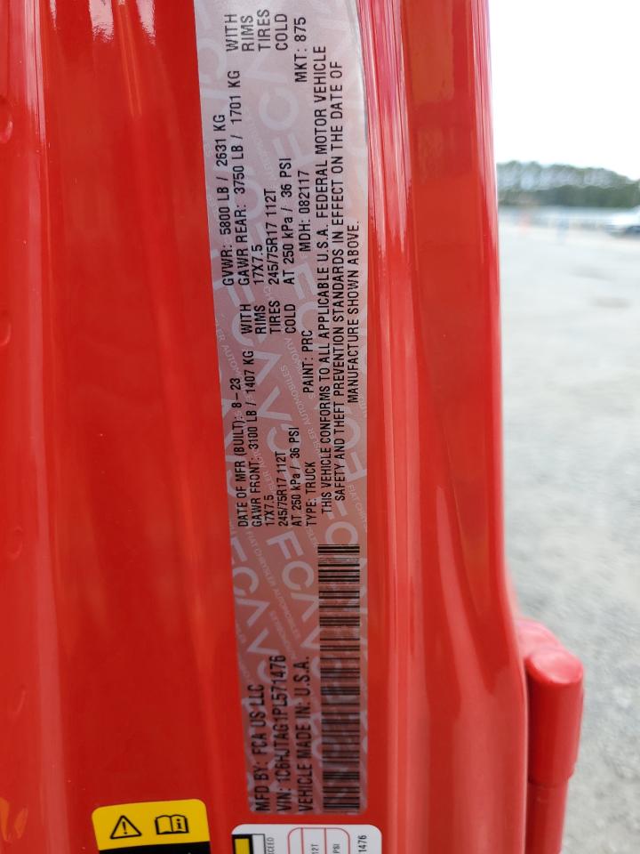 2023 Jeep Gladiator Sport VIN: 1C6HJTAG1PL571476 Lot: 81318065