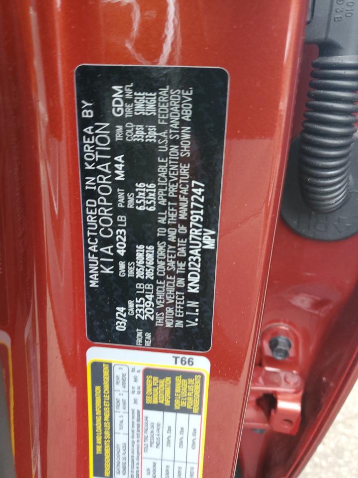 2024 Kia Soul Lx VIN: KNDJ23AU7R7917247 Lot: 84606885