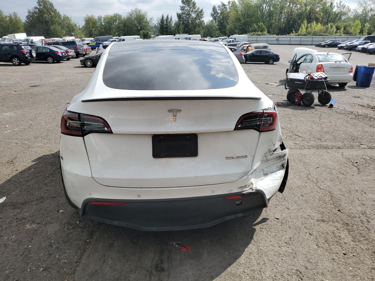 2022 Tesla Model Y VIN: 7SAYGDEF0NF388524 Lot: 80245715