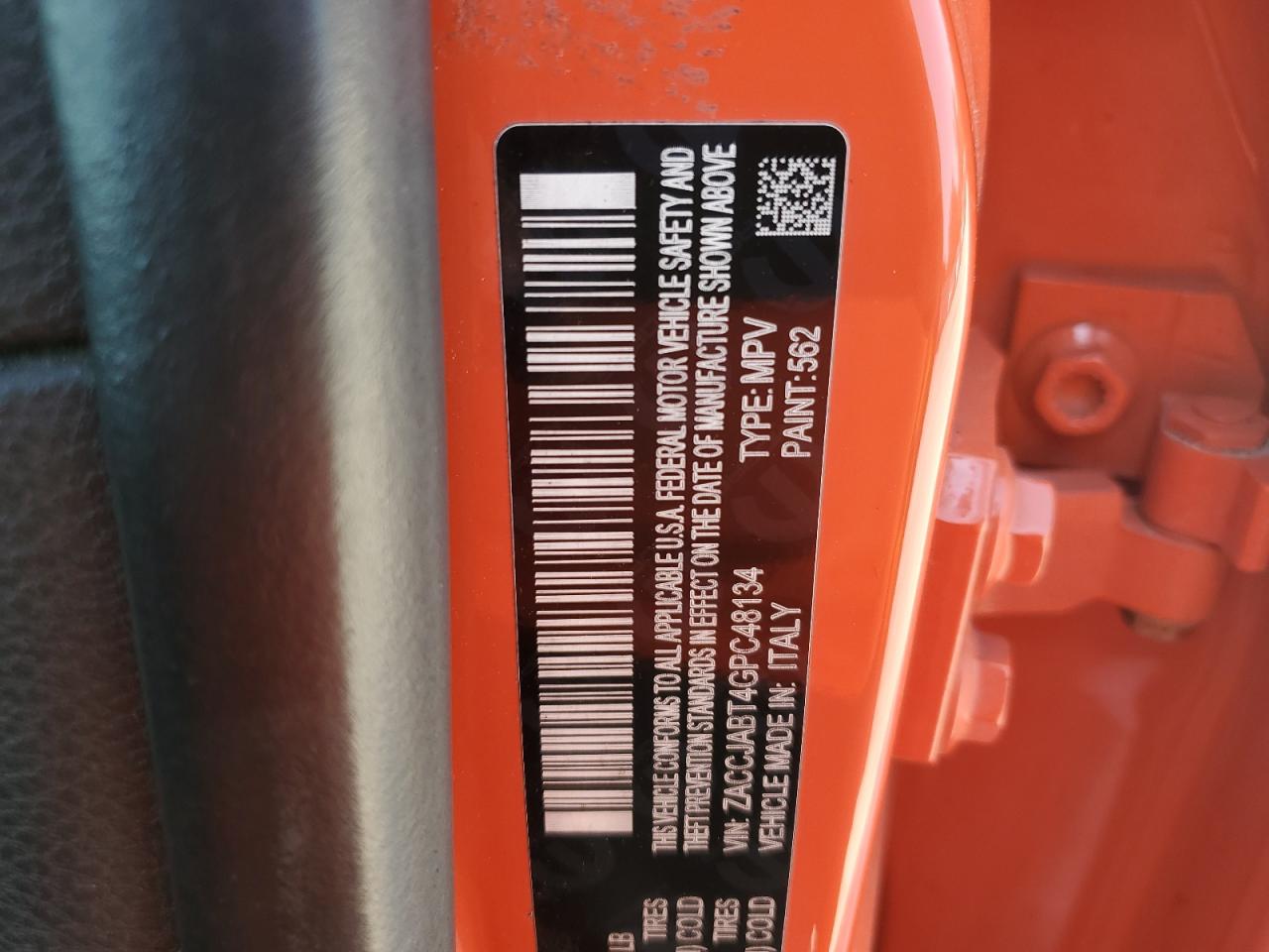 2016 Jeep Renegade Latitude VIN: ZACCJABT4GPC48134 Lot: 80860425