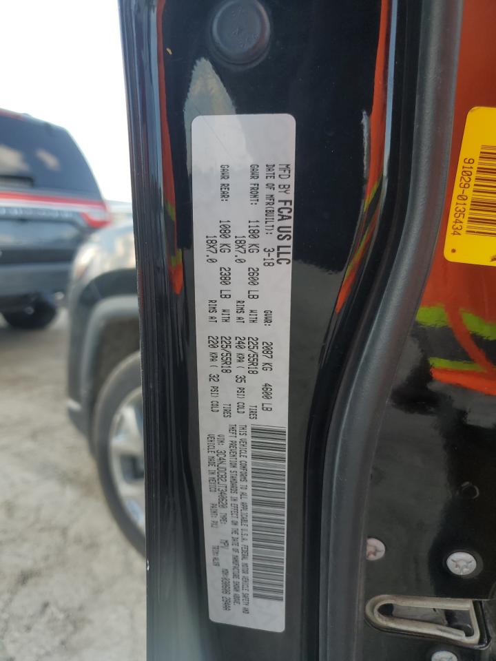 2018 Jeep Compass Limited VIN: 3C4NJDCB2JT340620 Lot: 80924405