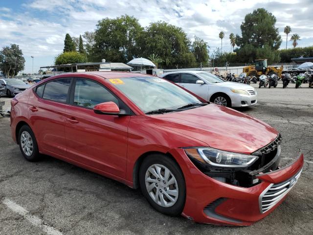  HYUNDAI ELANTRA 2018 Красный