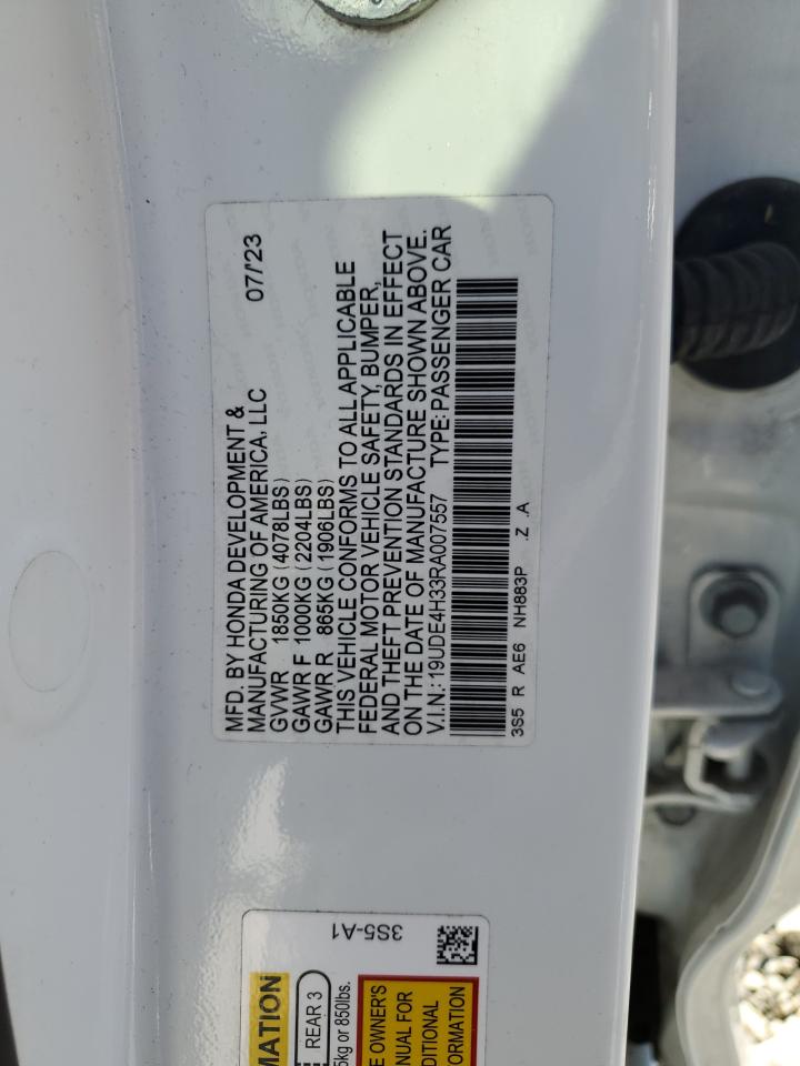 2024 Acura Integra A-Spec VIN: 19UDE4H33RA007557 Lot: 71605225