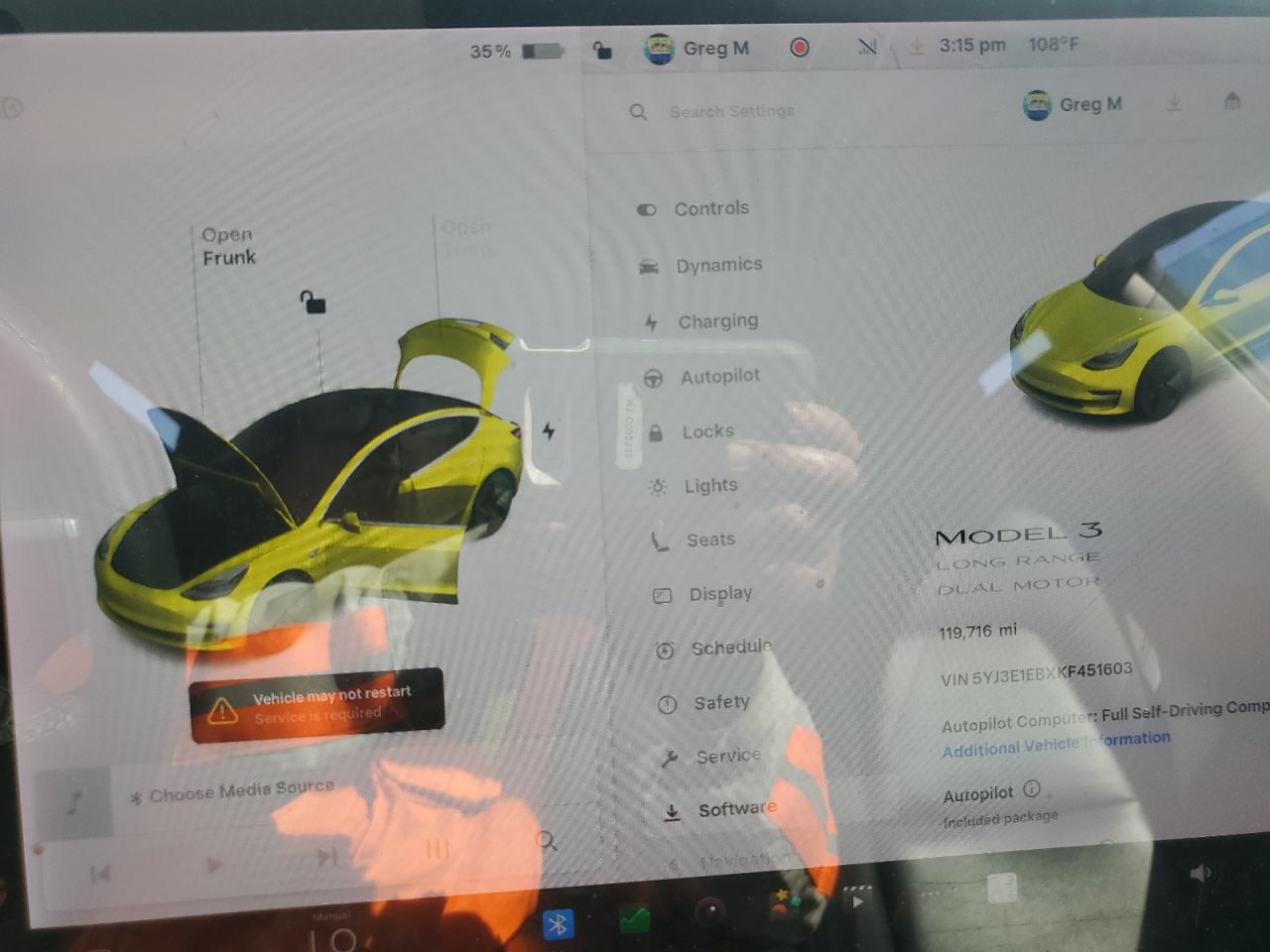 2019 Tesla Model 3 VIN: 5YJ3E1EBXKF451603 Lot: 80759655