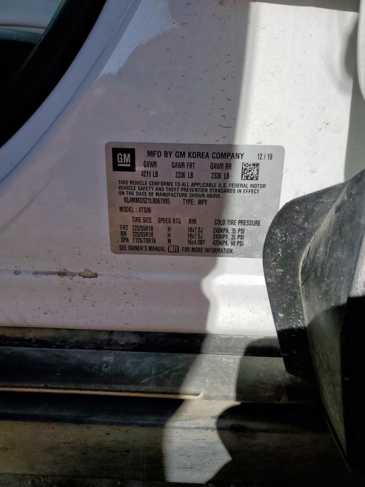 2020 Buick Encore Gx Select VIN: KL4MMDS21LB067995 Lot: 81791635