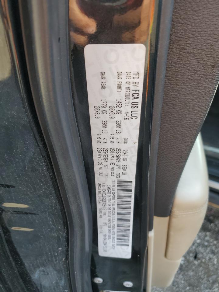 2016 Dodge Durango Citadel VIN: 1C4RDJEG3GC416415 Lot: 80656945