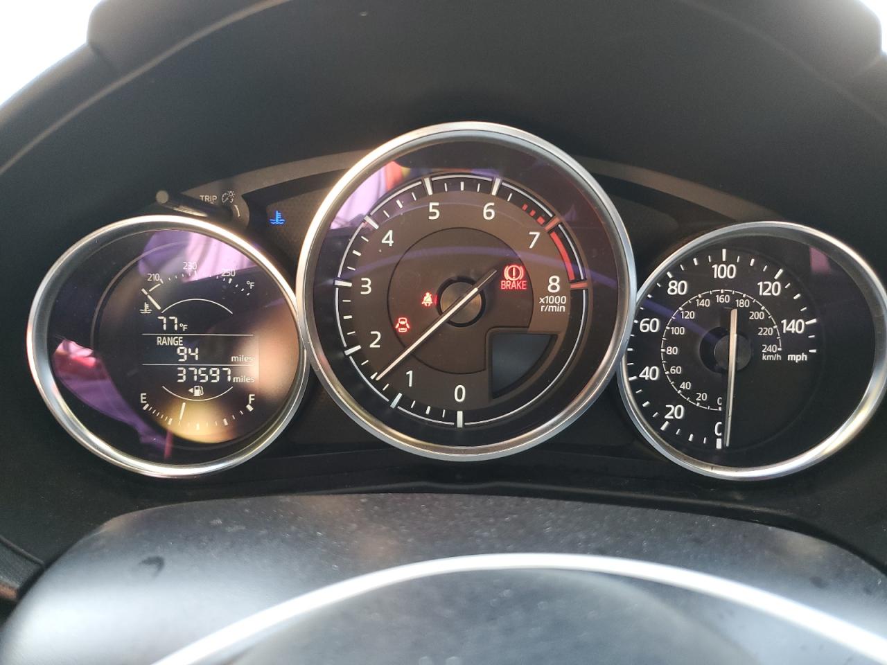 JM1NDAC74H0124180 MAZDA MX5 2017 SILVER Photo 9