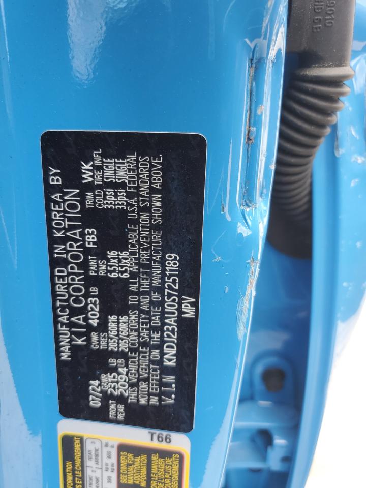 2025 Kia Soul Lx VIN: KNDJ23AU0S7251189 Lot: 71474155