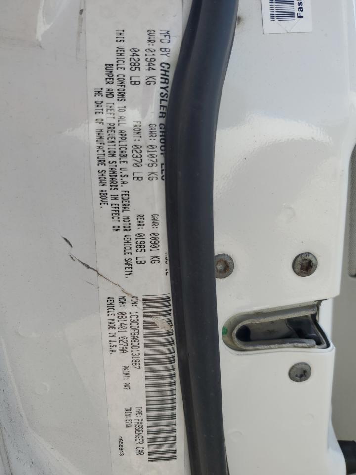 2013 Dodge Dart Sxt VIN: 1C3CDFBA8DD131867 Lot: 84738755