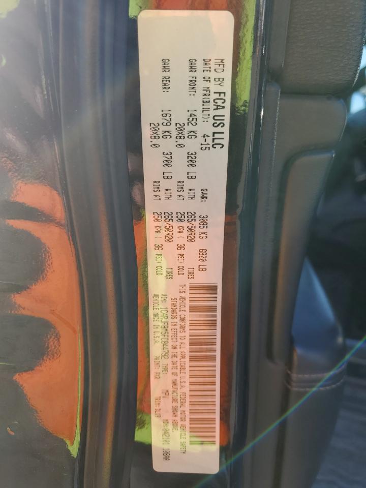 2015 Jeep Grand Cherokee Limited VIN: 1C4RJFBM5FC844792 Lot: 81728375