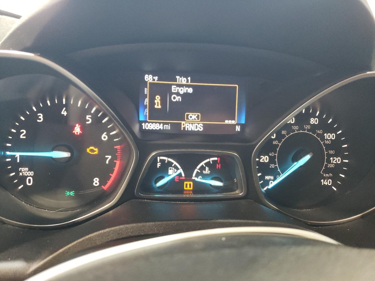 2017 Ford Escape S VIN: 1FMCU0F7XHUD66182 Lot: 82070675