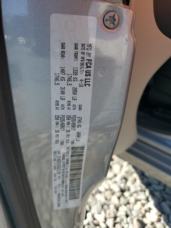 2016 Dodge Grand Caravan Sxt VIN: 2C4RDGCG5GR351399 Lot: 81737105