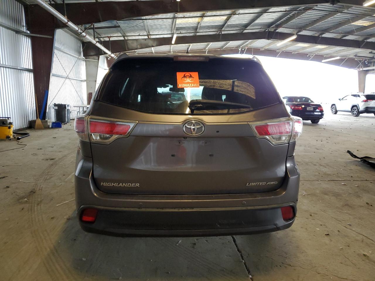 2014 Toyota Highlander Limited VIN: 5TDDKRFH6ES051813 Lot: 71822915