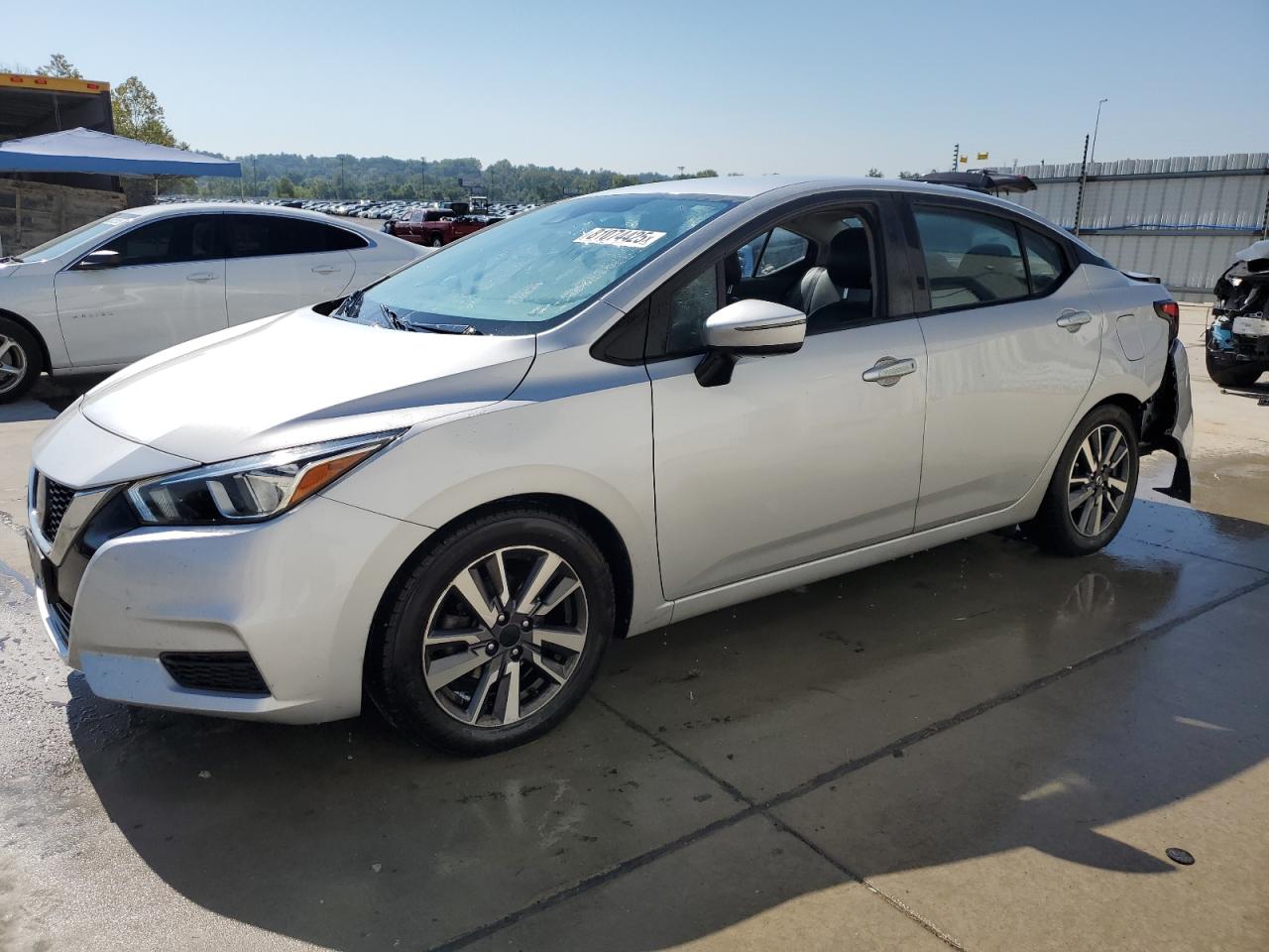 2020 Nissan Versa Sv silver null gasoline 3N1CN8EV8LL837171 photo #1