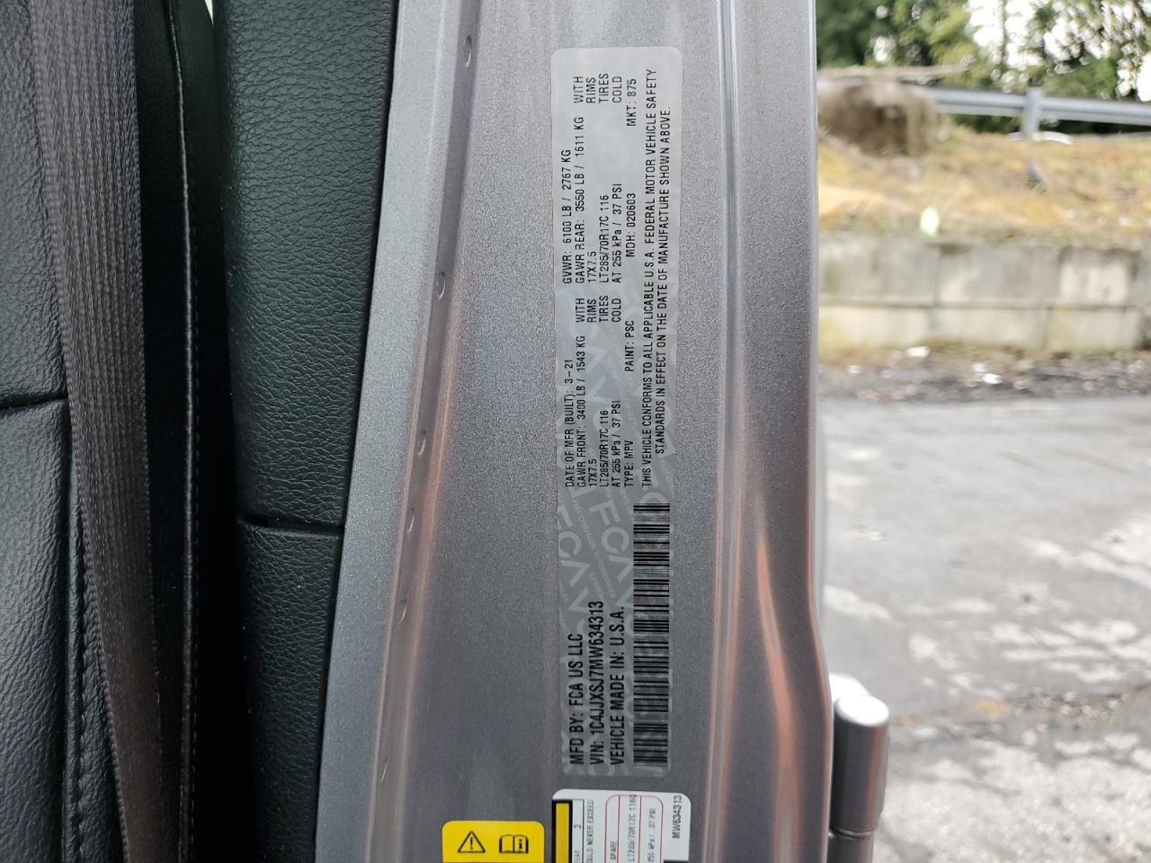 2021 Jeep Wrangler Unlimited Rubicon 392 VIN: 1C4JJXSJ7MW634313 Lot: 83864235