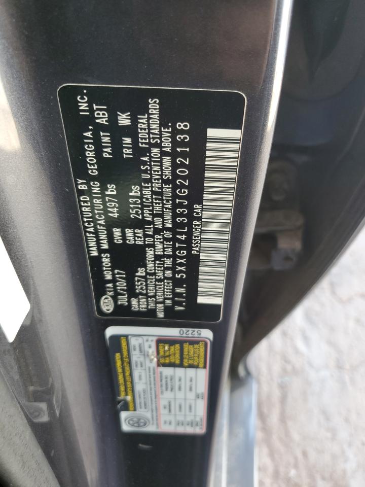 2018 Kia Optima Lx VIN: 5XXGT4L33JG202138 Lot: 84295115