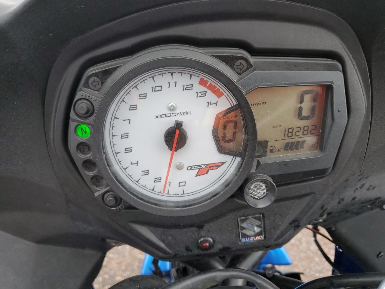 2009 Suzuki Gsx650 F VIN: JS1GP74A192100240 Lot: 80723825