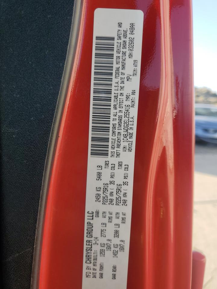 2014 Jeep Wrangler Unlimited Sport VIN: 1C4BJWDG2EL255416 Lot: 80876205