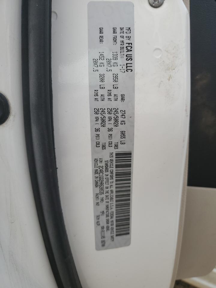 2017 Chrysler Pacifica Limited VIN: 2C4RC1GG2HR620535 Lot: 71432385