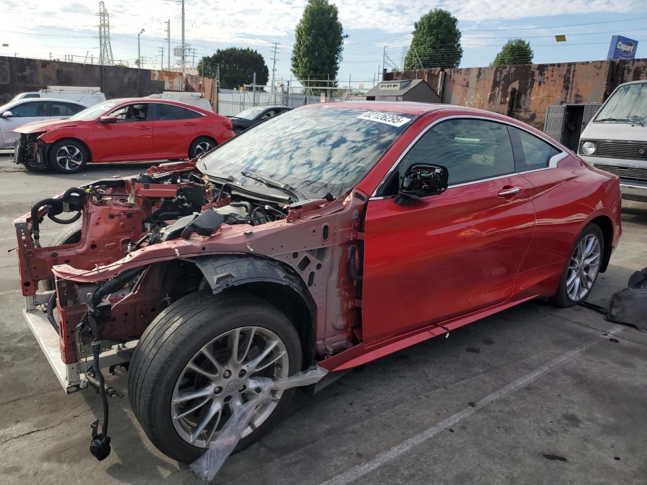 2017 Infiniti Q60 Red Sport 400