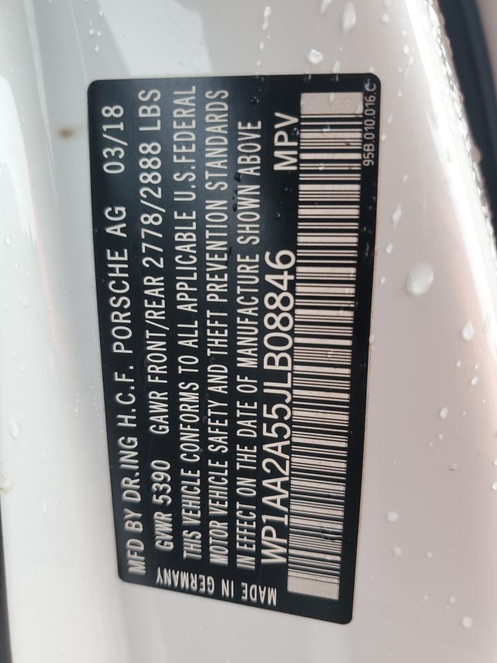 2018 Porsche Macan VIN: WP1AA2A55JLB08846 Lot: 81157665