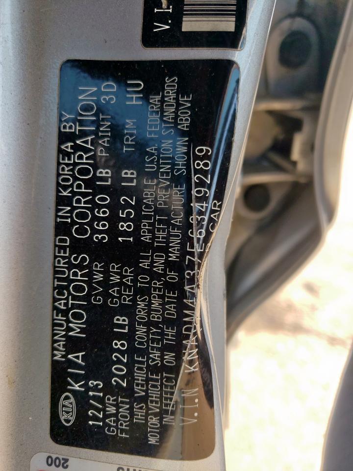 2014 Kia Rio Lx VIN: KNADM4A37E6349289 Lot: 80692345