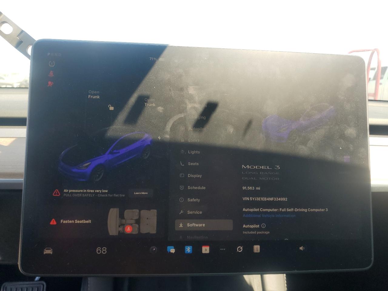 2022 Tesla Model 3 VIN: 5YJ3E1EB4NF334992 Lot: 70976085