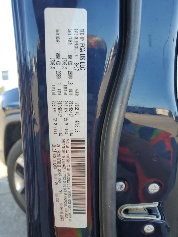 2018 Jeep Compass Trailhawk VIN: 3C4NJDDB1JT146787 Lot: 84455305