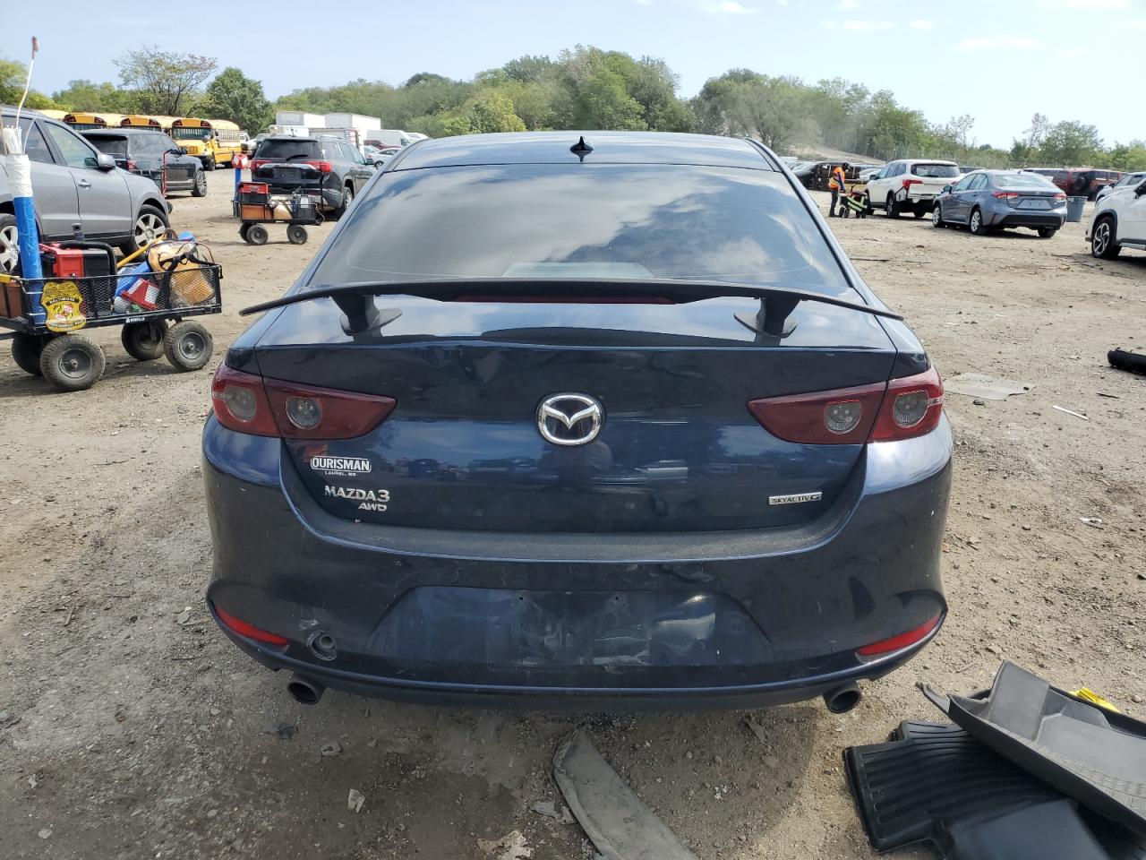 2019 Mazda 3 Preferred VIN: JM1BPBDM3K1115671 Lot: 81414485