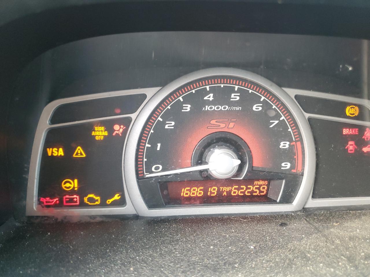 2007 Honda Civic Si VIN: 2HGFA55537H716178 Lot: 84757375