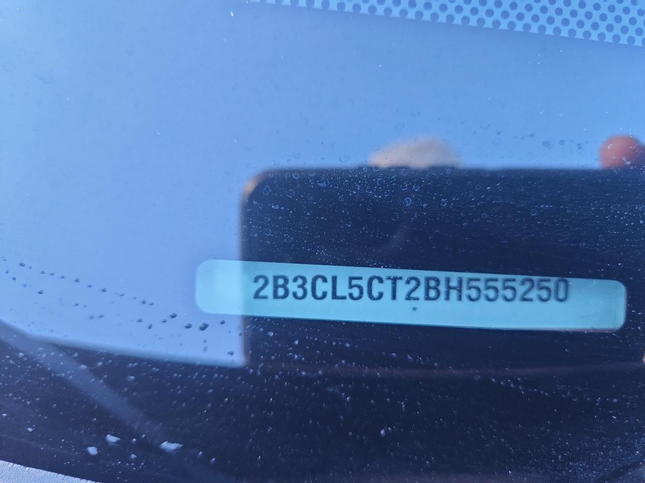 2011 Dodge Charger R/T VIN: 2B3CL5CT2BH555250 Lot: 82126755