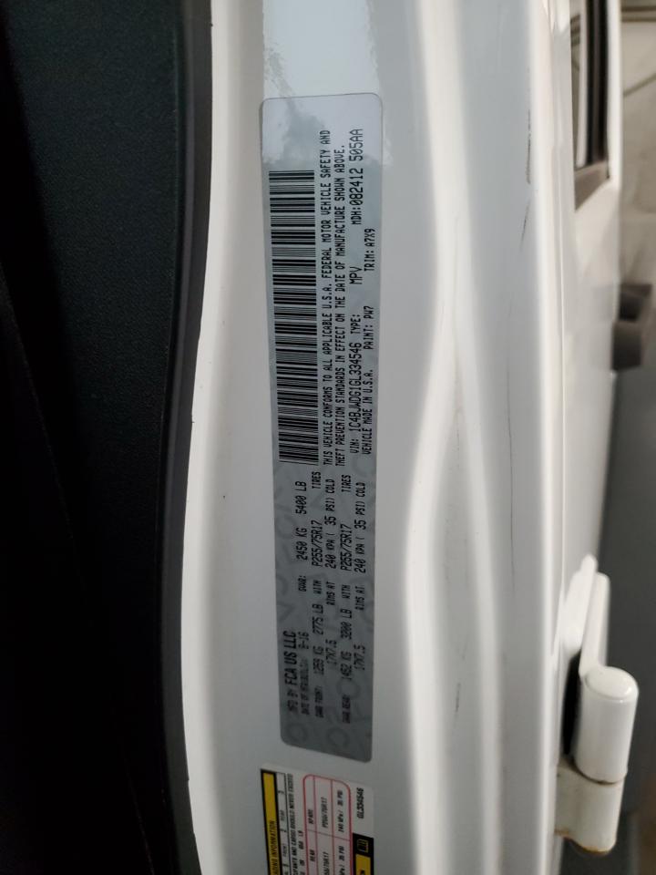 2016 Jeep Wrangler Unlimited Sport VIN: 1C4BJWDG1GL334546 Lot: 71410585