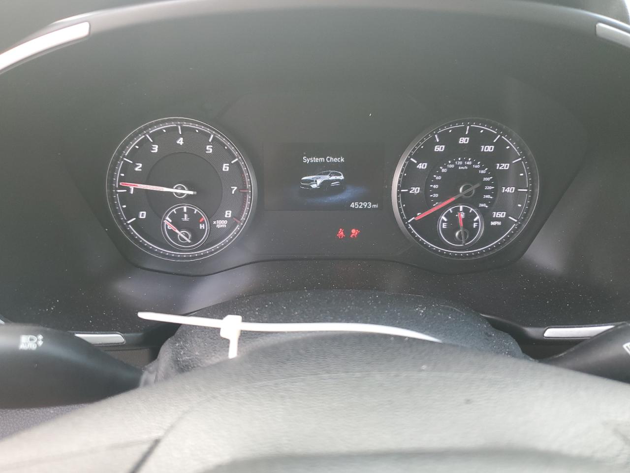 2022 Hyundai Santa Fe Sel VIN: 5NMS2DAJ4NH406016 Lot: 80734075