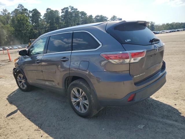  TOYOTA HIGHLANDER 2015 Gray