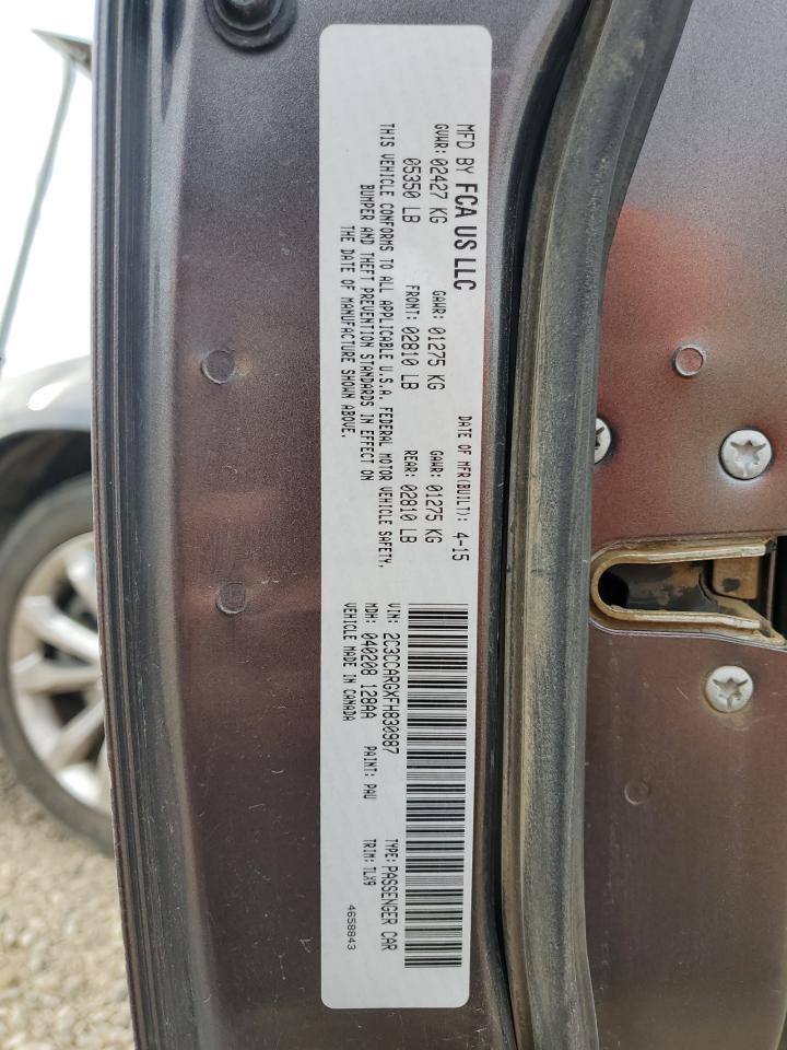 2015 Chrysler 300 Limited VIN: 2C3CCARGXFH830987 Lot: 71806215