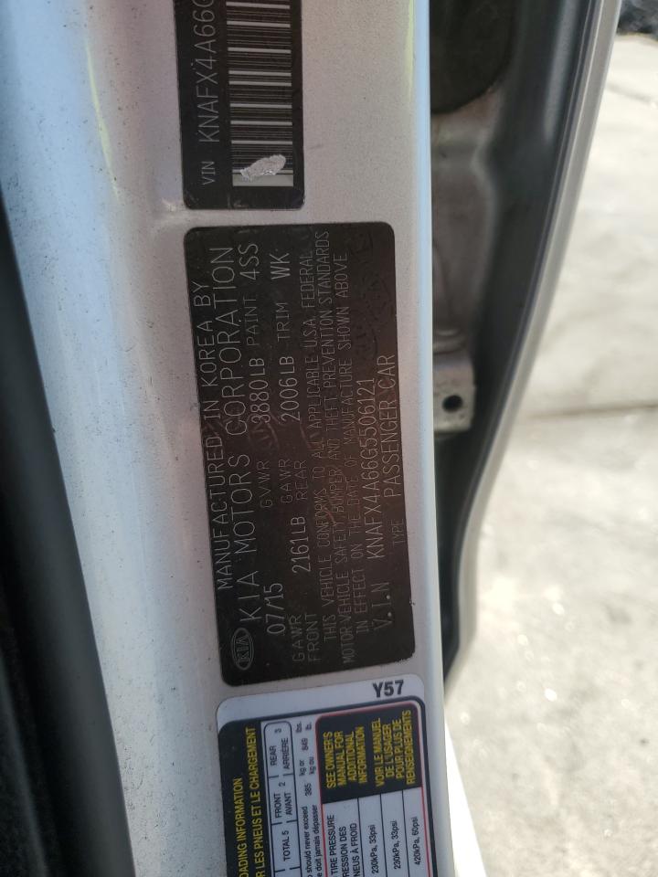 2016 Kia Forte Lx VIN: KNAFX4A66G5506121 Lot: 80402015