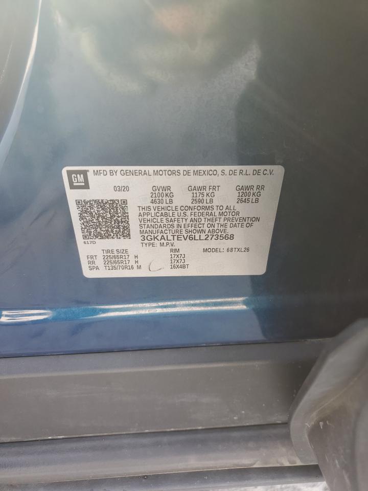 2020 GMC Terrain Sle VIN: 3GKALTEV6LL273568 Lot: 81740415