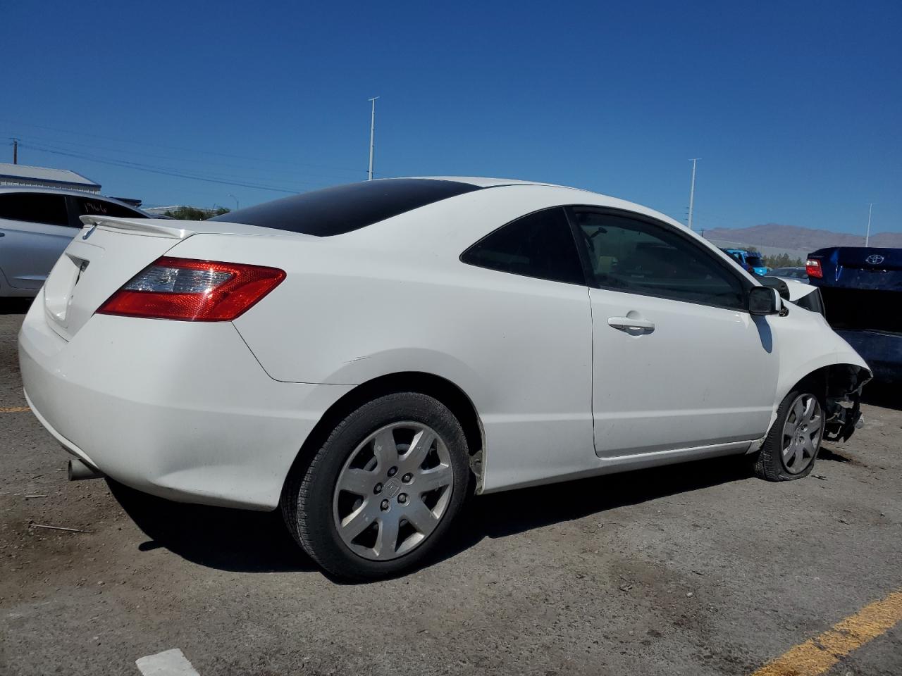 2010 Honda Civic Lx white coupe gasoline 2HGFG1B61AH523961 photo #4