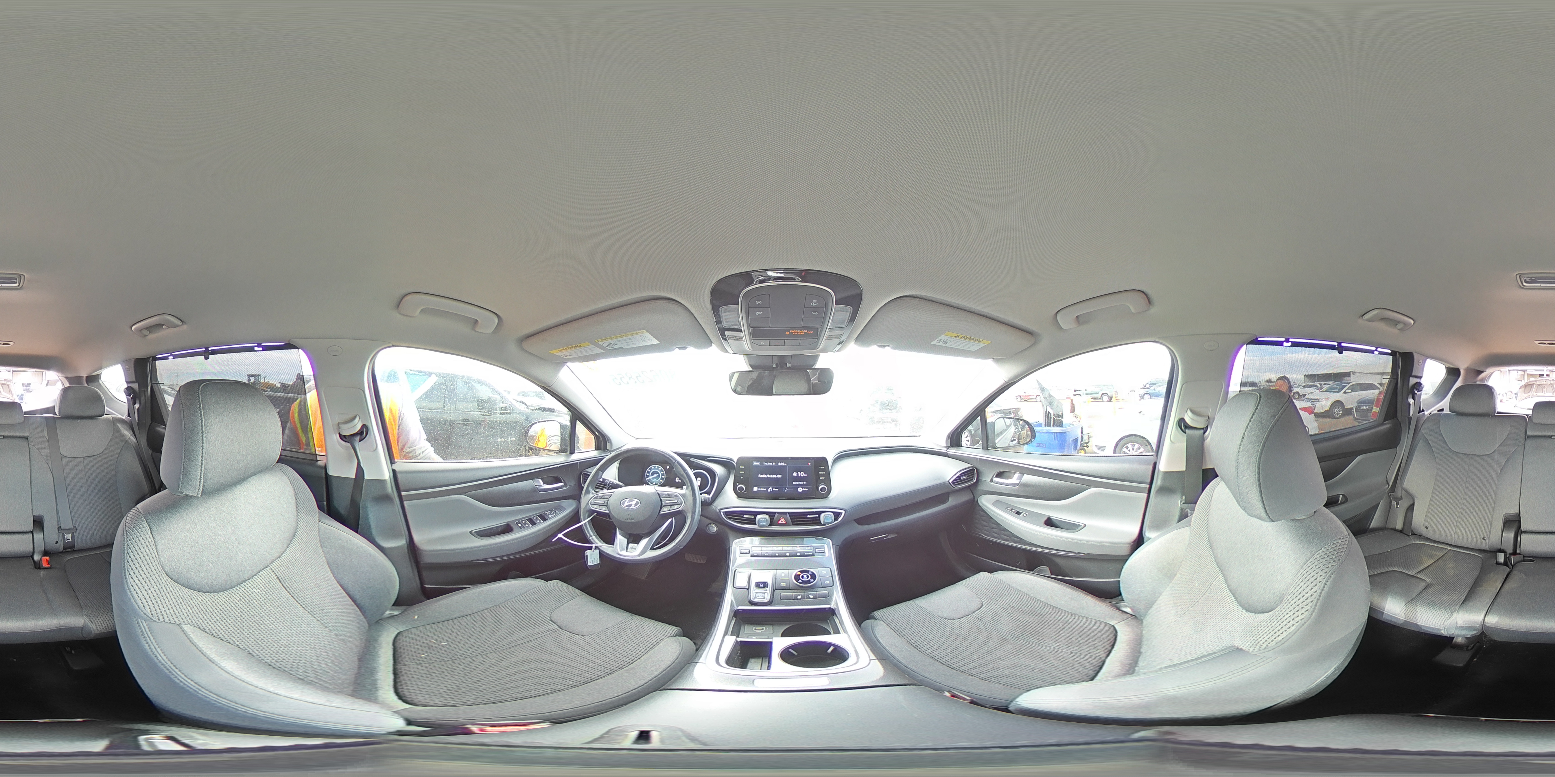 2021 Hyundai Santa Fe Sel VIN: 5NMS6DAJ7MH317401 Lot: 80625855