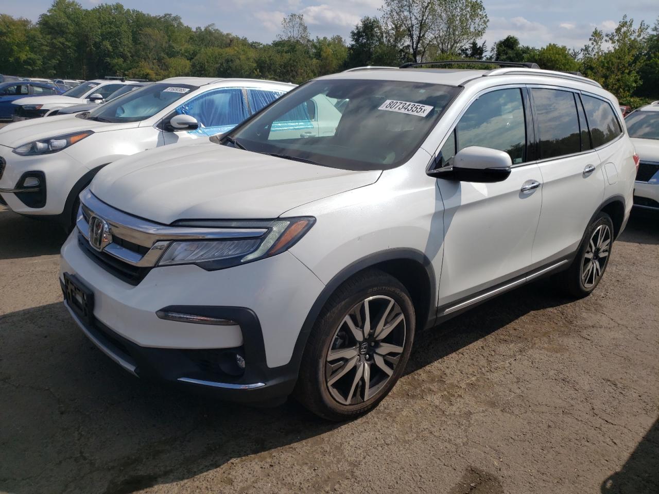 2020 Honda Pilot Touring VIN: 5FNYF6H91LB004359 Lot: 80734355