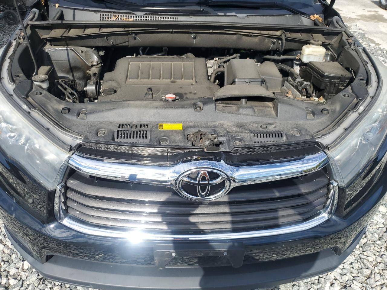 2016 Toyota Highlander Le VIN: 5TDBKRFH1GS313229 Lot: 84237555