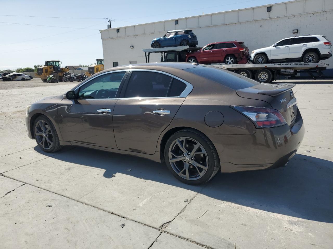 2014 Nissan Maxima S brown null gas 1N4AA5AP2EC430702 photo #3