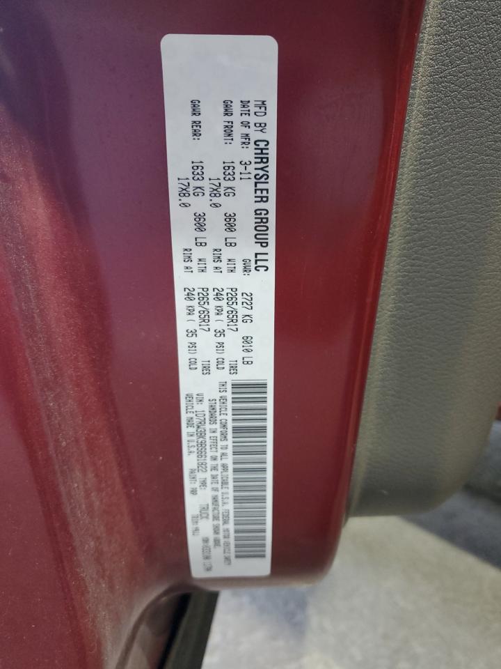 2011 Dodge Dakota Slt VIN: 1D7RW3BK9BS661822 Lot: 71226455