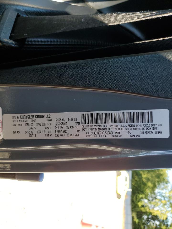 2015 Jeep Wrangler Unlimited Sport VIN: 1C4BJWDG3FL519664 Lot: 70350475